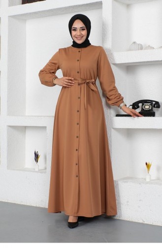 Robe Hijab Tabac 2052MG.TAB