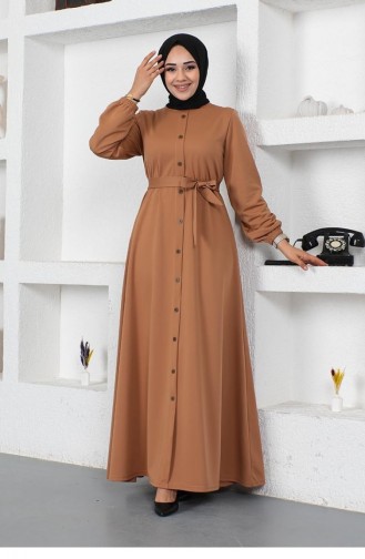 Robe Hijab Tabac 2052MG.TAB