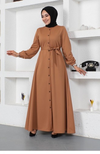 Robe Hijab Tabac 2052MG.TAB