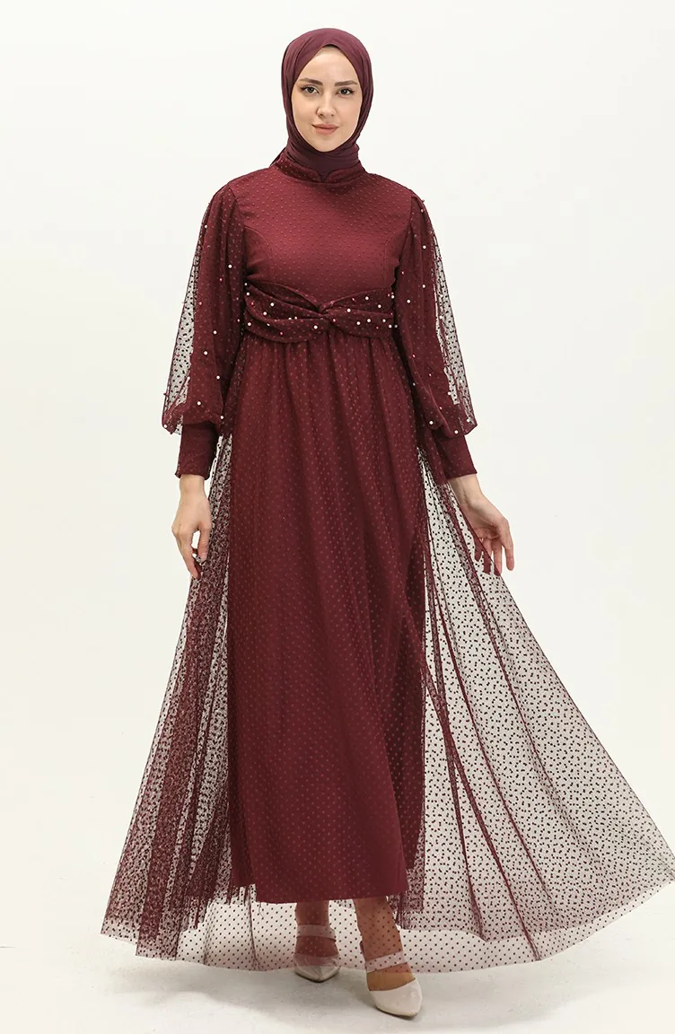 Habillé Hijab Bordeaux 14366