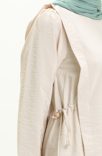 Parachute Fabric Two Piece Suit 24Y8853-01 Beige 24Y8853-01