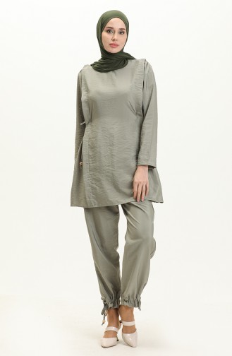 Fallschirmstoff-Doppelset 24Y8853-03 Dunkel-Khaki 24Y8853-03
