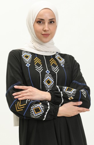 Besticktes Kleid 24Y8924-01 Schwarz 24Y8924-01