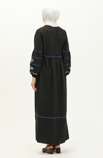 Besticktes Kleid 24Y8924-01 Schwarz 24Y8924-01