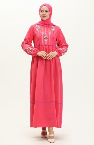 Embroidered Dress 24Y8924-03 Fuchsia 24Y8924-03