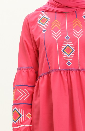 Embroidered Dress 24Y8924-03 Fuchsia 24Y8924-03