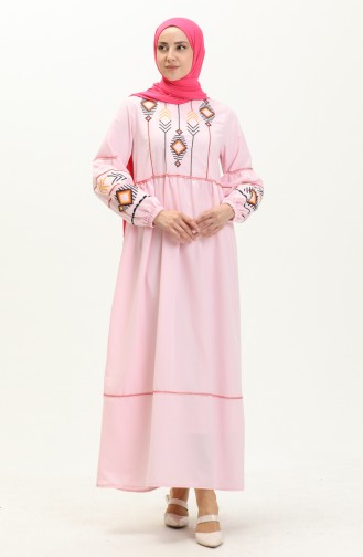 Embroidered Dress 24Y8924-04 Powder 24Y8924-04