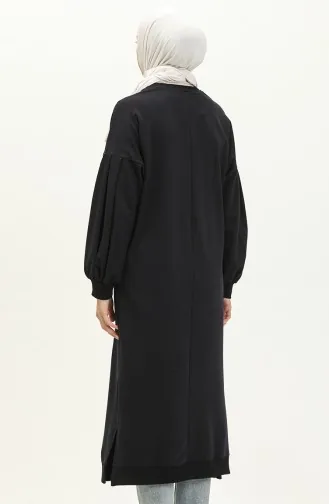 تونيك رياضي طويل بقلادة 70020-02 كحلي 70020-02