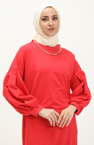 Long Sports Necklace Tunic 70020-11 Coral 70020-11