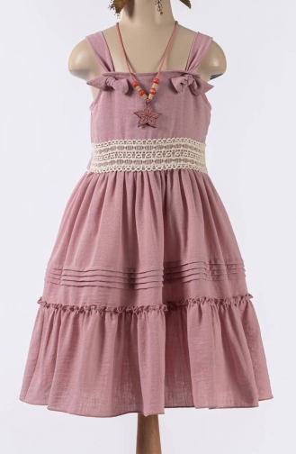 Pink Children`s Dress 2488ASKL-02