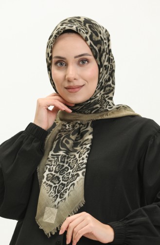 Printed Scarf 13223-01 Musty Green 13223-01