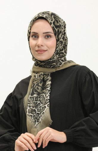 Printed Scarf 13223-01 Musty Green 13223-01