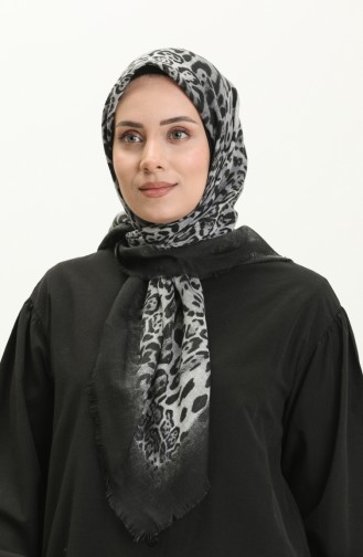 Printed Scarf 13223-05 Dark Gray 13223-05