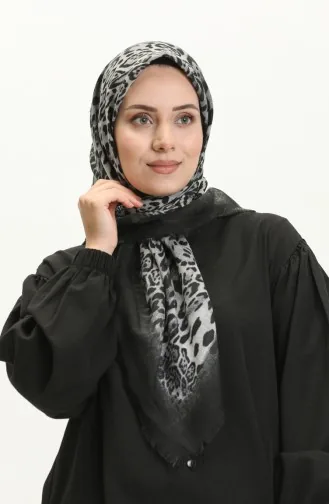 Printed Scarf 13223-05 Dark Gray 13223-05