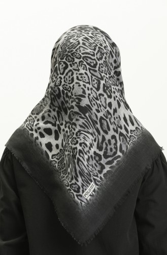 Printed Scarf 13223-05 Dark Gray 13223-05