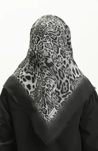 Printed Scarf 13223-05 Dark Gray 13223-05
