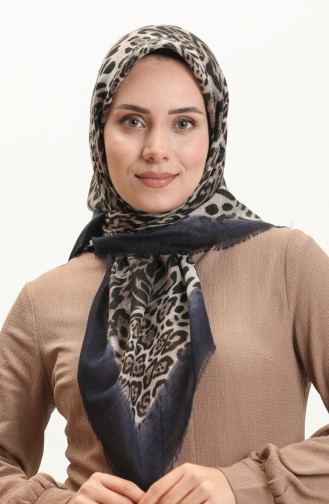 Printed Scarf 13223-16 Indigo 13223-16