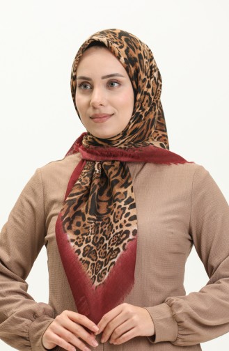 Printed Scarf 13223-17 Plum 13223-17
