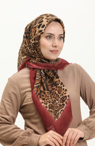 Printed Scarf 13223-17 Plum 13223-17