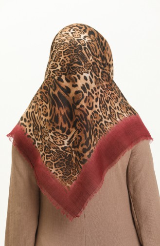 Printed Scarf 13223-17 Plum 13223-17