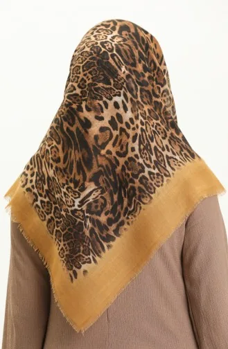 Printed Scarf 13223-18 Mustard 13223-18
