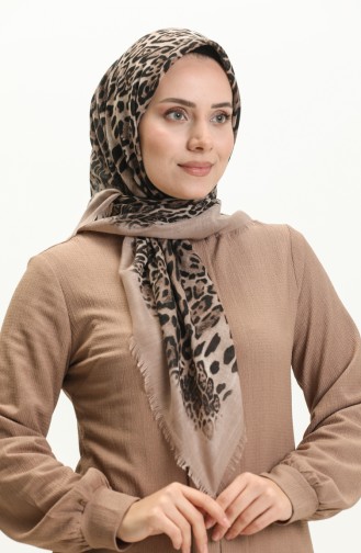 Printed Scarf 13223-19 Mink 13223-19