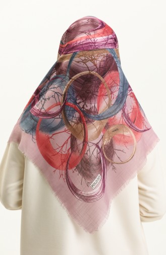 Printed Scarf 13226-05 Lilac Indigo 13226-05