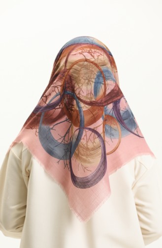 Printed Scarf 13226-11 Powder Purple 13226-11