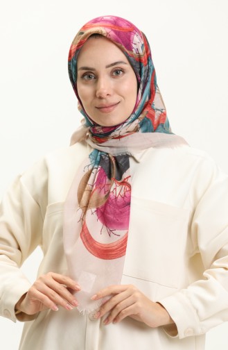 Printed Scarf 13226-12 Stone Oil 13226-12