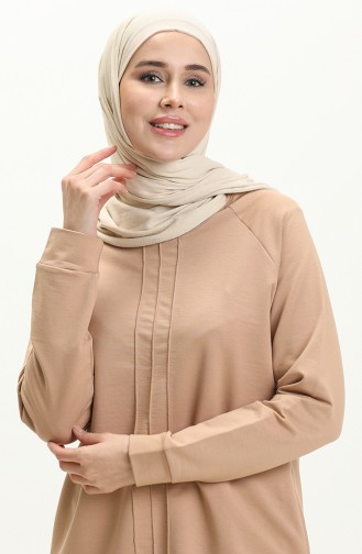 Ensemble de Survêtement Basique 71007-01 Beige 71007-01