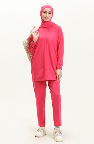 Basic Tracksuit Set 71007-03 Fuchsia 71007-03