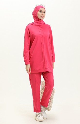 Basic Tracksuit Set 71007-03 Fuchsia 71007-03