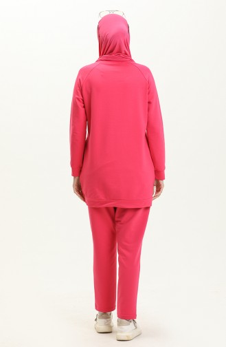 Basic Tracksuit Set 71007-03 Fuchsia 71007-03