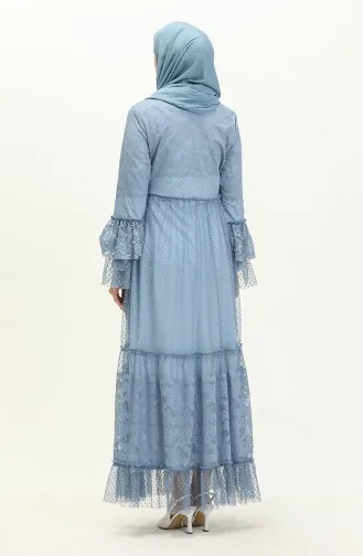 Habillé Hijab Bleu Bébé 14180