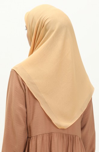 Italian Chiffon Solid Color Scarf SFR-10 Beige 10