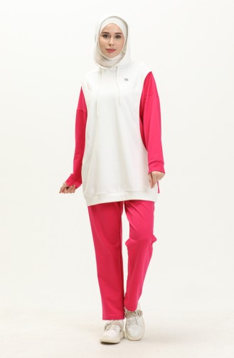 Color Garnish Tracksuit Set 70090-03 Fuchsia 70090-03