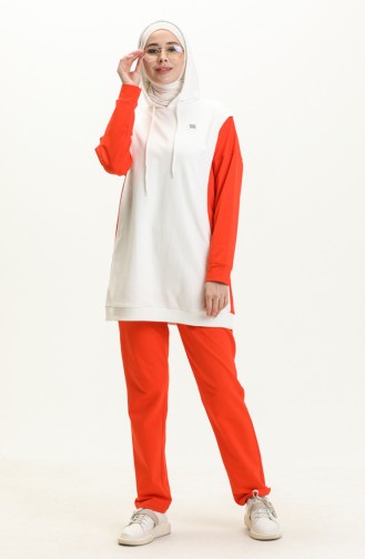 Color Garnish Tracksuit Set 70090-04 Orange 70090-04