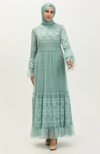 Habillé Hijab Vert menthe 14179