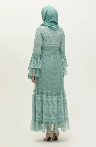 Habillé Hijab Vert menthe 14179