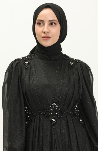 Habillé Hijab Noir 14441