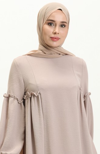 Ensemble Tunique Pantalon Tissu Aerobin 0004-01 Beige 0004-01