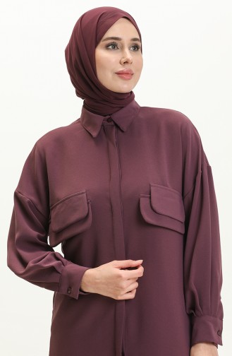 Ensemble Tunique Pantolon 5556-01 Plum 5556-01