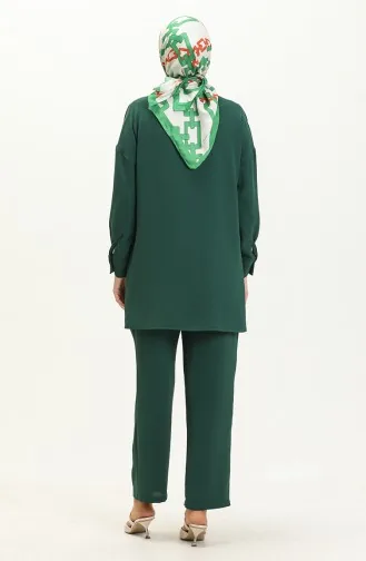 Ensemble Tunique Pantolon 5556-04 Vert Emeraude 5556-04