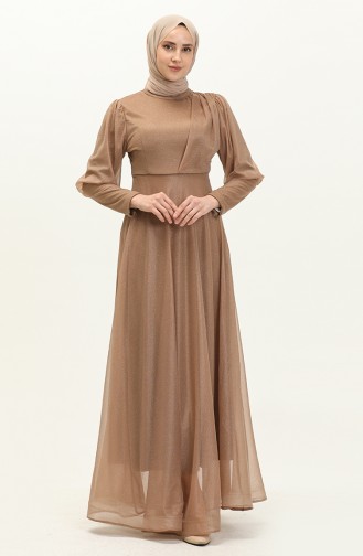 Nerz Hijab-Abendkleider 14485