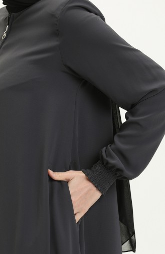 Anthracite Abaya 3014-06