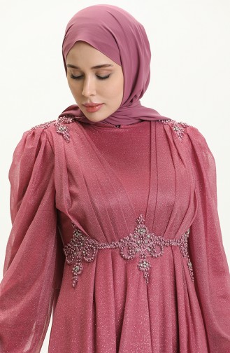 Habillé Hijab Rose Pâle 14446