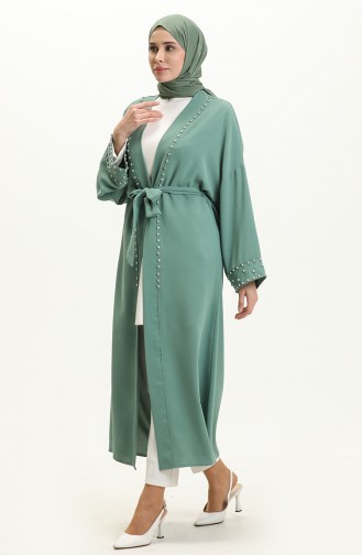 Pearl Belted Kimono 70039-06 Green 70039-06