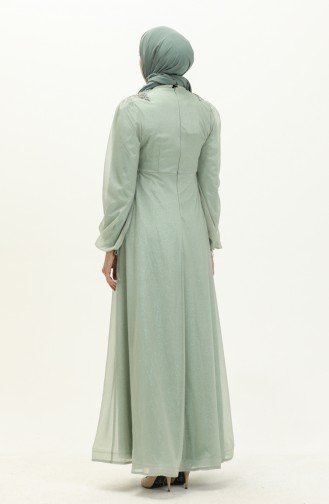 Habillé Hijab Vert menthe 14443