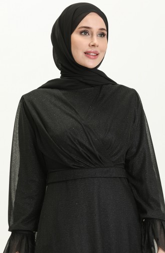 Habillé Hijab Noir 14423