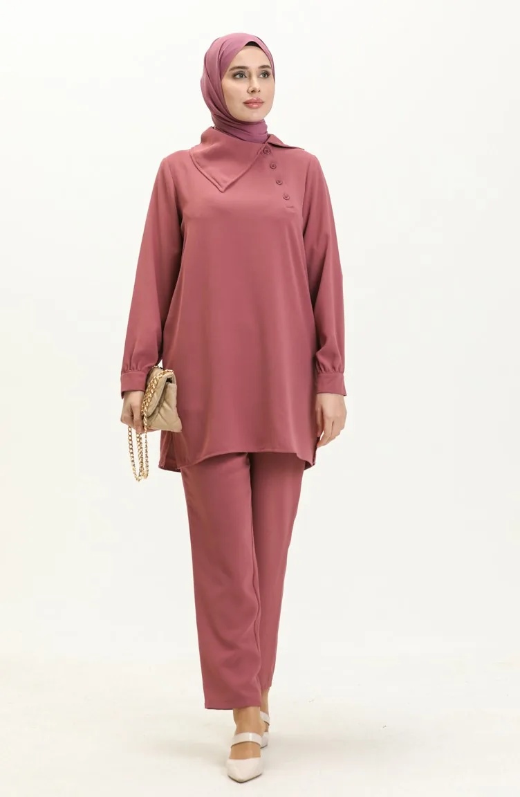 Ensemble Tunique Pantalon 70038-03 Rose Pâle 70038-03